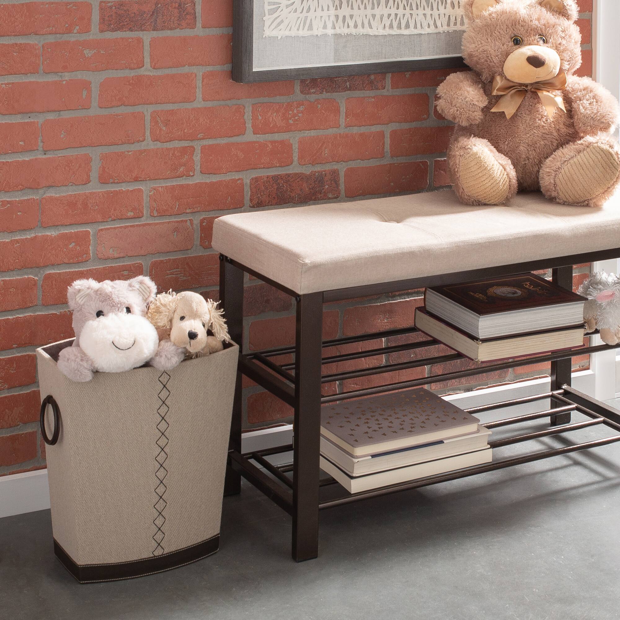 Organize It All Beige Multi-Purpose Basket
